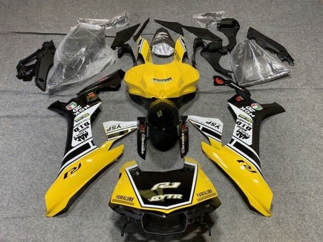 Großhandel Yamaha YZF 1000 R1 Motorrad Verkleidung 2015-2019 - Gelb Weiss Schwarz GYTR