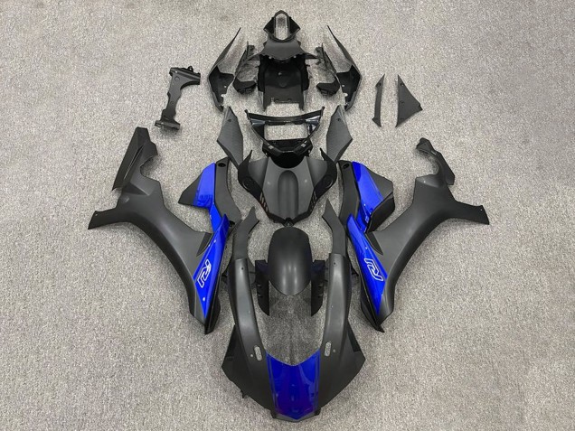 Großhandel Yamaha YZF 1000 R1 Motorrad Verkleidung 2015-2019 - Matt Schwarz Blau