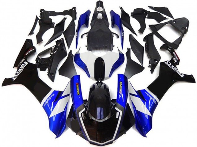 Großhandel Yamaha YZF 1000 R1 Motorrad Verkleidung Kit 2015-2019 - Blau Weiss Glanzendes Schwarz
