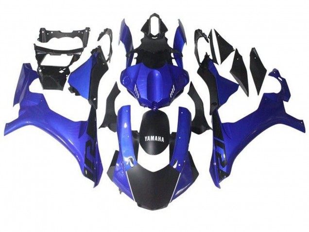 Großhandel Yamaha YZF 1000 R1 Motorrad Verkleidung 2015-2019 - Blau Matt Schwarz