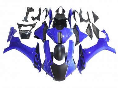 Großhandel Yamaha YZF 1000 R1 Motorrad Verkleidung 2015-2019 - Blau Matt Schwarz