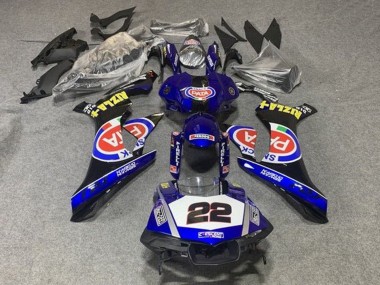 Großhandel Yamaha YZF 1000 R1 Motorrad Verkleidung 2015-2019 - Blau Weiss Schwarz Rot Pata 22