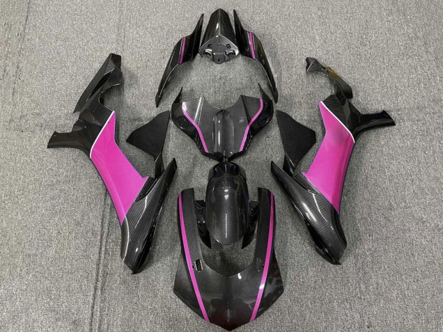 Großhandel Yamaha YZF 1000 R1 Motorrad Verkleidung 2015-2019 - Kunst Carbonfaser Rosa