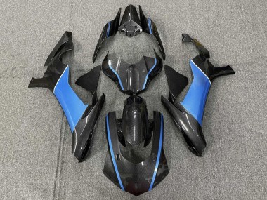 Großhandel Yamaha YZF 1000 R1 Motorrad Verkleidung 2015-2019 - Kunst Carbonfaser Hellblau