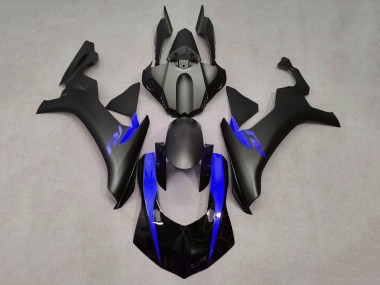 Großhandel Yamaha YZF 1000 R1 Motorrad Verkleidung 2015-2019 - Matt Schwarz Glanzendes Schwarz Blau