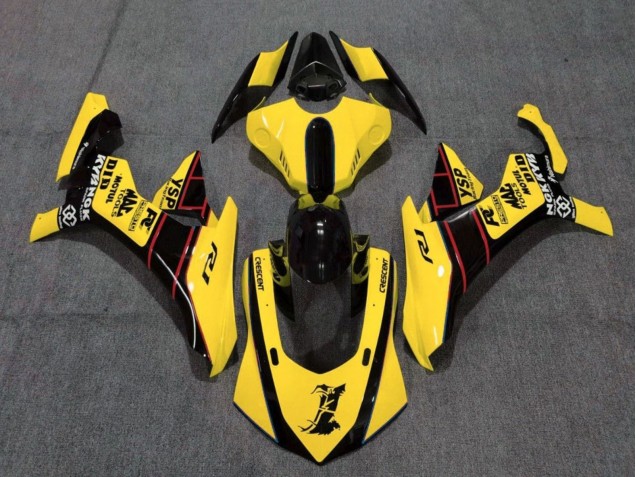 Großhandel Yamaha YZF 1000 R1 Motorrad Verkleidung 2015-2019 - Gelb Rot Schwarz