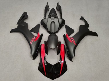 Großhandel Yamaha YZF 1000 R1 Motorrad Verkleidung 2015-2019 - Matt Schwarz Glanzendes Schwarz Rot