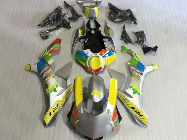 Großhandel Yamaha YZF 1000 R1 Motorrad Verkleidung 2015-2019 - Silber Gelb Blau Rot Farbrad