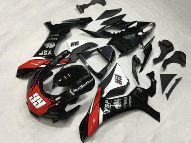 Großhandel Yamaha YZF 1000 R1 Motorrad Verkleidung 2015-2019 - Glanzendes Schwarz Weiss Rot ENEOS Motul YSP 99