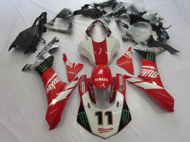 Großhandel Yamaha YZF 1000 R1 Motorrad Verkleidung 2015-2019 - Weiss Rot Schwarz Grun Monster Milwaukee 11