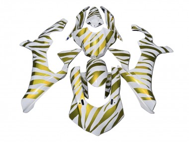 Großhandel Yamaha YZF 1000 R1 Motorrad Verkleidung 2020-2025 - Weiss Gold Zebra