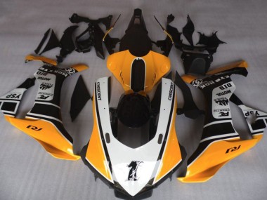 Großhandel Yamaha YZF 1000 R1 Motorrad Verkleidung 2020-2025 - Orange Weiss Schwarz