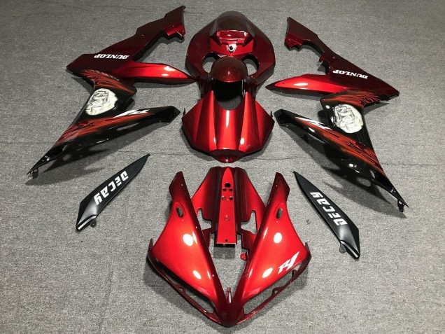 Großhandel Yamaha YZF 1000 R1 Motorrad Verkleidung 2004-2006 - Rot Matt Schwarz