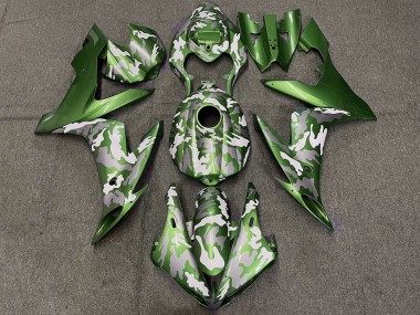 Großhandel Yamaha YZF 1000 R1 Motorrad Verkleidung 2004-2006 - Grun Weiss Grau Camouflage