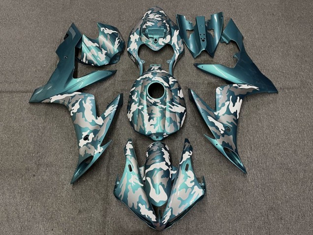 Großhandel Yamaha YZF 1000 R1 Motorrad Verkleidung 2004-2006 - Blau Grun Grun Weiss Grau Camouflage
