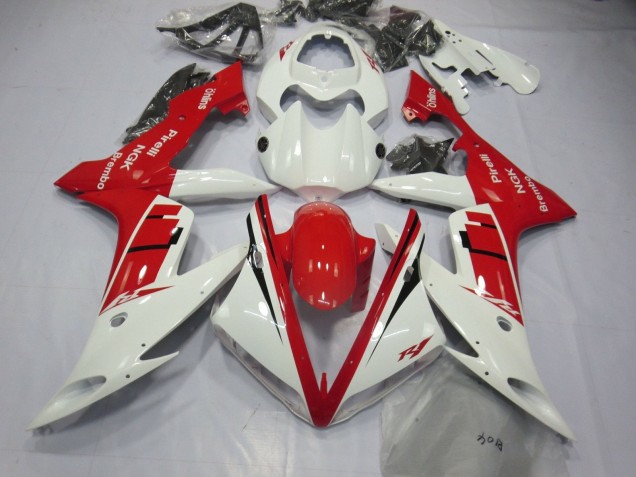 Großhandel Yamaha YZF 1000 R1 Motorrad Verkleidung 2004-2006 - Weiss Rot Schwarz