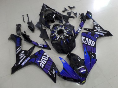 Großhandel Yamaha YZF 1000 R1 Motorrad Verkleidung 2007-2008 - Schwarz Blau Lila Weiss Rossi