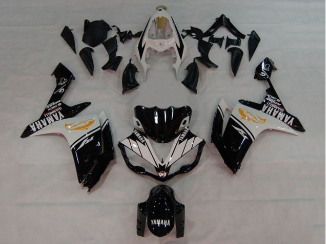 Großhandel Yamaha YZF 1000 R1 Motorrad Verkleidung 2007-2008 - Weiss Schwarz Orange Dolphin