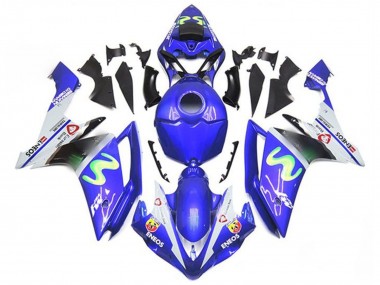 Großhandel Yamaha YZF 1000 R1 Motorrad Verkleidung 2007-2008 - Blau Weiss Grun ENEOS