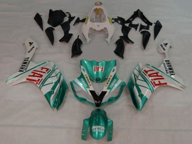 Großhandel Yamaha YZF 1000 R1 Motorrad Verkleidung 2007-2008 - Weiss Grun Rot Fiat