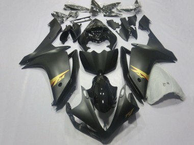 Großhandel Yamaha YZF 1000 R1 Motorrad Verkleidung 2007-2008 - Glanzendes Schwarz Matt Schwarz Gold Aufkleber