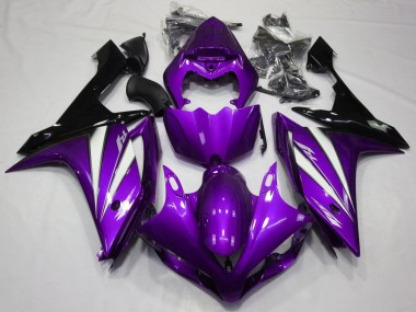 Großhandel Yamaha YZF 1000 R1 Motorrad Verkleidung 2007-2008 - Lila Weiss Schwarz
