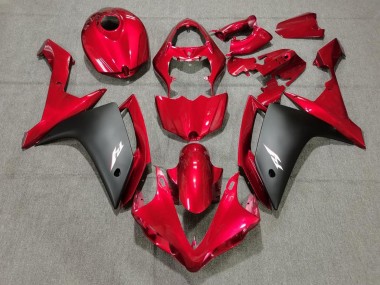 Großhandel Yamaha YZF 1000 R1 Motorrad Verkleidung 2007-2008 - Rot Matt Schwarz
