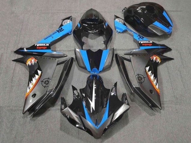 Großhandel Yamaha YZF 1000 R1 Motorrad Verkleidung 2007-2008 - Glanzendes Schwarz Blau Silber Orange Weiss Hai