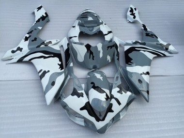 Großhandel Yamaha YZF 1000 R1 Motorrad Verkleidung 2007-2008 - Weiss Grau Schwarz Camouflage