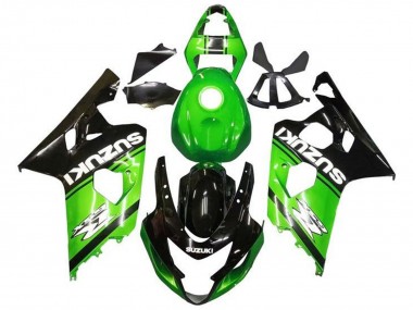 Großhandel Suzuki GSXR 600 / GSXR 750 Motorrad Verkleidung 2004-2005 - Grun Schwarz Weiss
