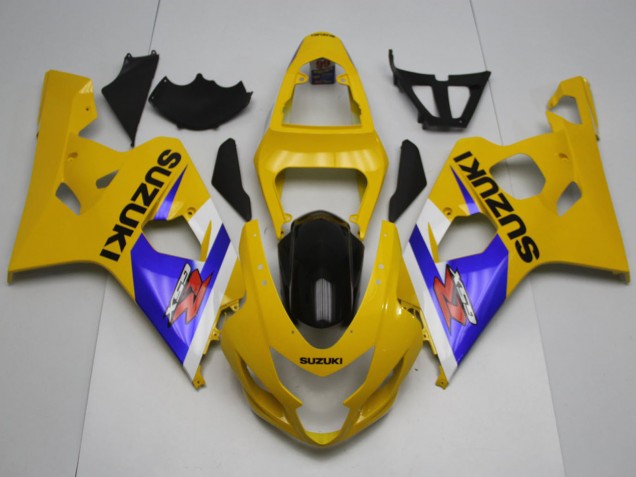 Großhandel Suzuki GSXR 600 / GSXR 750 Motorrad Verkleidung 2004-2005 - Gelb Weiss Blau Schwarz