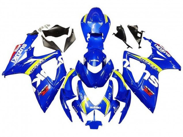 Großhandel Suzuki GSXR 600 / GSXR 750 Motorrad Verkleidung 2006-2007 - Blau Weiss Gelb Rot Ecstar