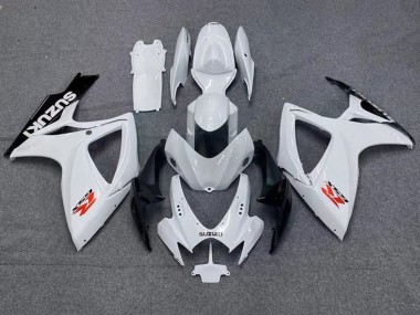 Großhandel Suzuki GSXR 600 / GSXR 750 Motorrad Verkleidung 2006-2007 - Weiss Schwarz Rot