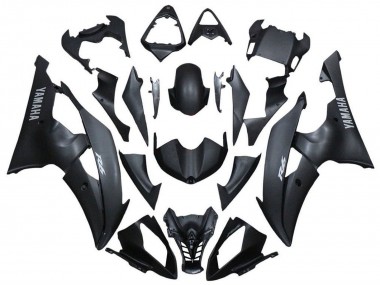 Großhandel Yamaha YZF R6 Motorrad Verkleidung 2008-2016 - Matt Schwarz Silber Aufkleber
