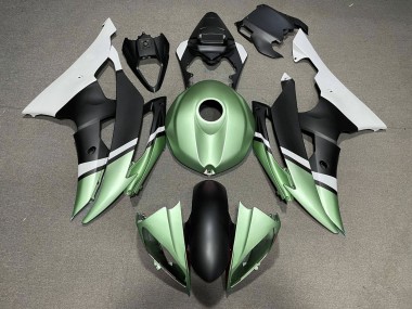 Großhandel Yamaha YZF R6 Motorrad Verkleidung 2008-2016 - Weiss Grun Matt Schwarz