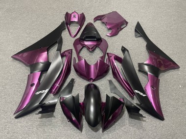 Großhandel Yamaha YZF R6 Motorrad Verkleidung 2008-2016 - Lila Matt Schwarz