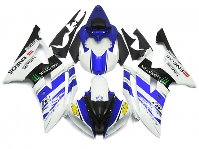 Großhandel Yamaha YZF R6 Motorrad Verkleidung 2008-2016 - Weiss Blau Glanzendes Schwarz Grun Monster ENEOS 46