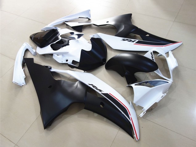 Großhandel Yamaha YZF R6 Motorrad Verkleidung 2008-2016 - Weiss Matt Schwarz Rot