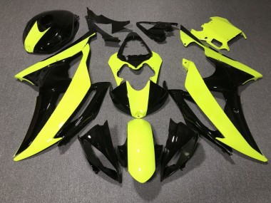 Großhandel Yamaha YZF R6 Motorrad Verkleidung 2008-2016 - Gelb Glanzendes Schwarz