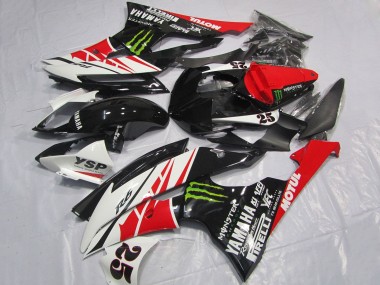 Großhandel Yamaha YZF R6 Motorrad Verkleidung 2008-2016 - Weiss Rot Glanzendes Schwarz Grun Monster 25