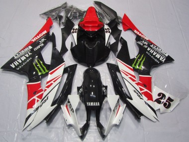Großhandel Yamaha YZF R6 Motorrad Verkleidung 2008-2016 - Weiss Rot Glanzendes Schwarz Grun Monster 25