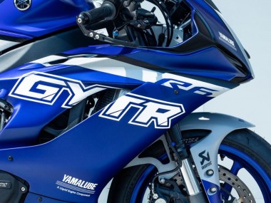 Großhandel Yamaha YZF R6 Motorrad Verkleidung 2017-2023 - Blau Silber GYTR