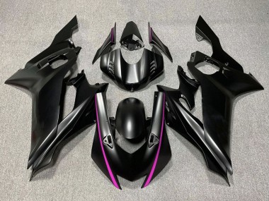 Großhandel Yamaha YZF R6 Motorrad Verkleidung 2017-2023 - Matt Schwarz Rosa
