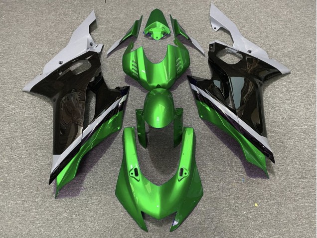 Großhandel Yamaha YZF R6 Motorrad Verkleidung 2017-2023 - Grau Grun Glanzendes Schwarz