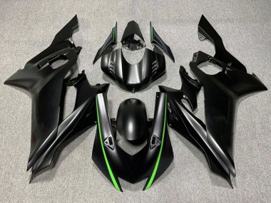 Großhandel Yamaha YZF R6 Motorrad Verkleidung 2017-2023 - Matt Schwarz Grun