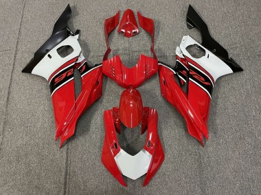 Großhandel Yamaha YZF R6 Motorrad Verkleidung 2017-2023 - Weiss Rot Matt Schwarz