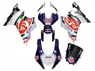 Großhandel Yamaha YZF R6 Motorrad Verkleidung 2017-2023 - Weiss Blau Rot Schwarz Pata