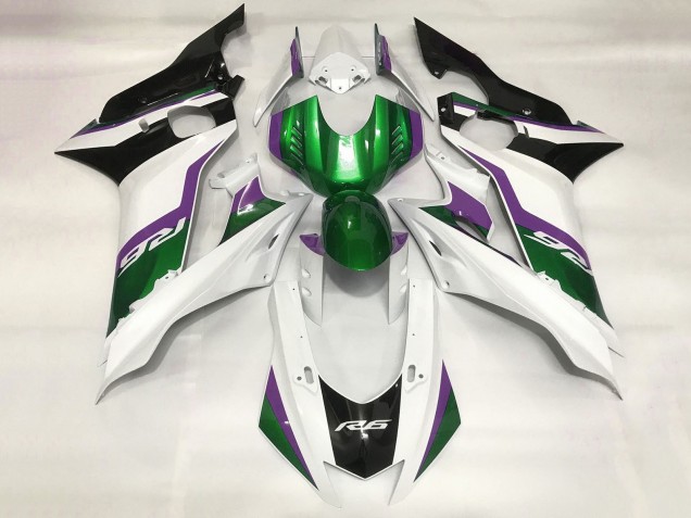 Großhandel Yamaha YZF R6 Motorrad Verkleidung 2017-2023 - Weiss Grun Lila Schwarz