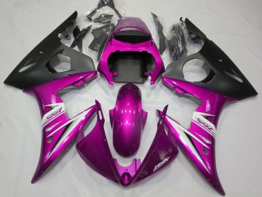 Großhandel Yamaha YZF R6 Motorrad Verkleidung 2005 - Rosa Matt Schwarz Weiss