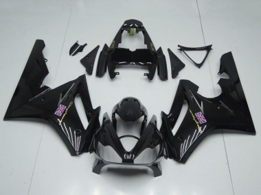 Großhandel Triumph Daytona 675 Triple Motorrad Verkleidung 2006-2008 - Glanzendes Schwarz
